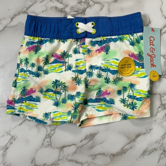 Cat & Jack - Toddler Boy's Water Swim Shorts Various 
Sizes - Picture 3 of 9